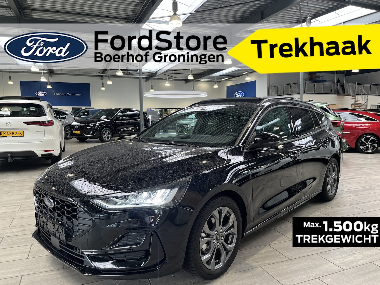 Ford Focus Wagon - ST-Line X EcoBoost Hybrid 155 pk I Pano | Winter Pack | Trekhaak | Adapt. cruise | B&O | F - AutoWereld.nl