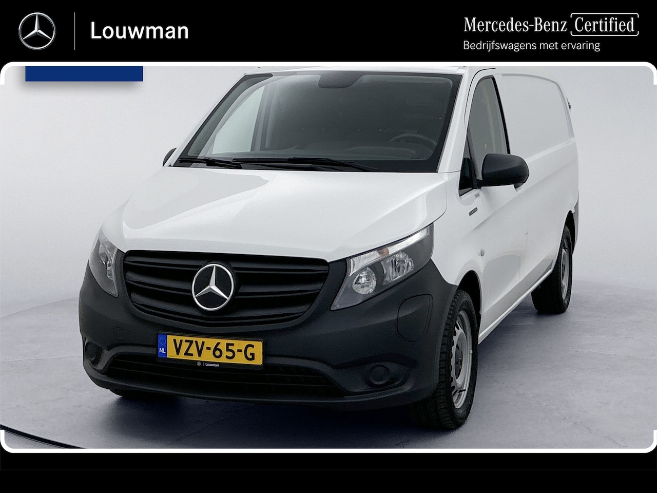 Mercedes-Benz eVito - Lang 66 kWh 266km WLTP + snelladen Camera Stoelverwarming 100% elektrisch - AutoWereld.nl