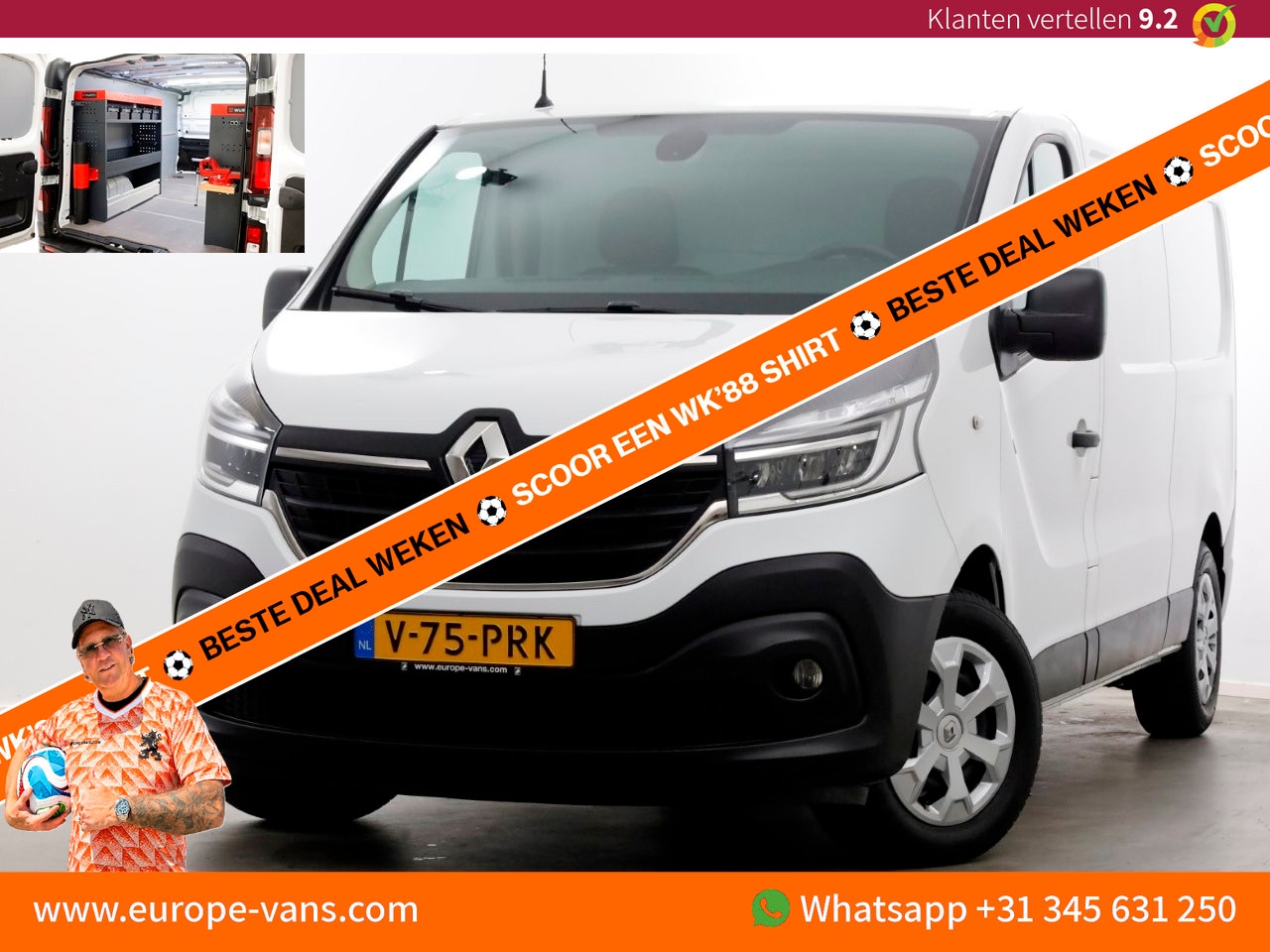 Renault Trafic - 2.0 DCI 145pk L2H1 Automaat Comfort LED/Airco/Inrichting 12-2021 - AutoWereld.nl
