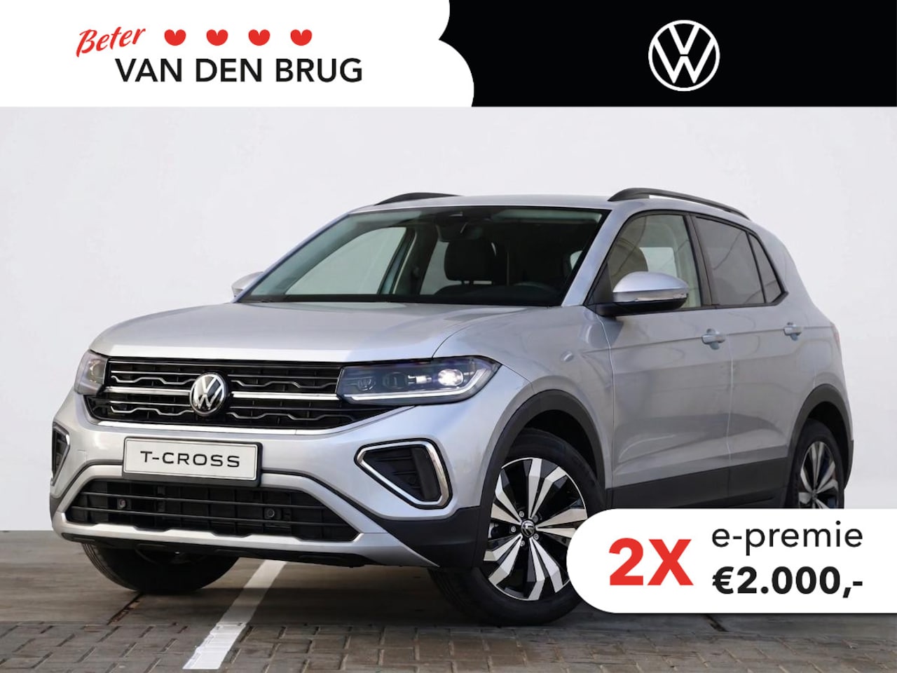 Volkswagen T-Cross - Life Edition 1.0 TSI 95 PK | Camera | PDC | Trekhaak | Keyless | LED Matrix | - AutoWereld.nl