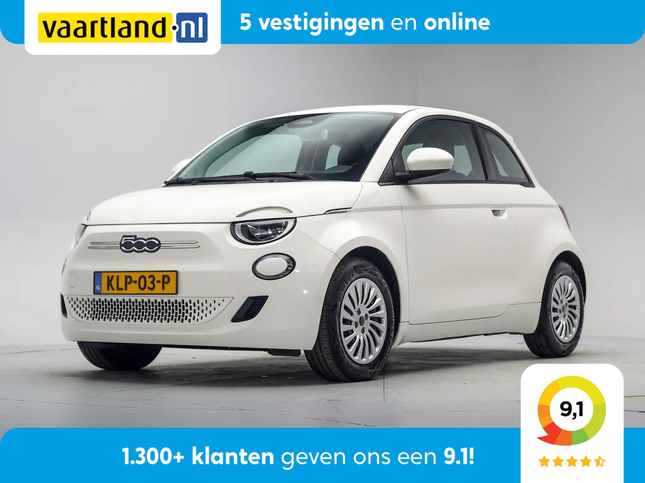 Fiat 500 - Action Plus 24kWh 3-fase [ Apple/Android Stoelverwarming Airco DAB ] - AutoWereld.nl