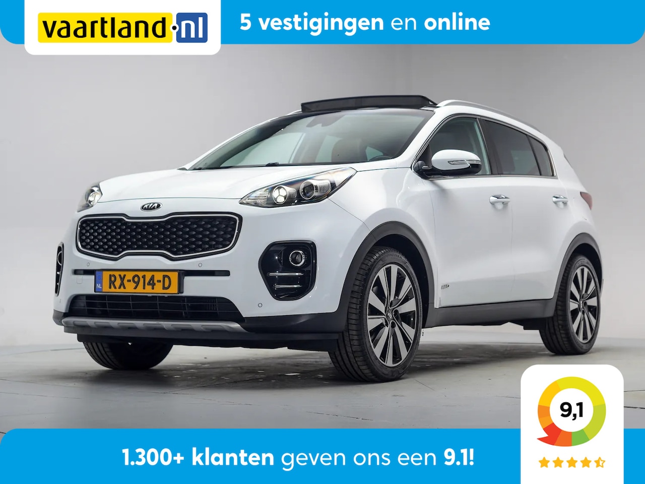 Kia Sportage - 1.6 T-GDI 4WD DynamicPlusLine Aut. [ Panorama Navi Camera ] - AutoWereld.nl