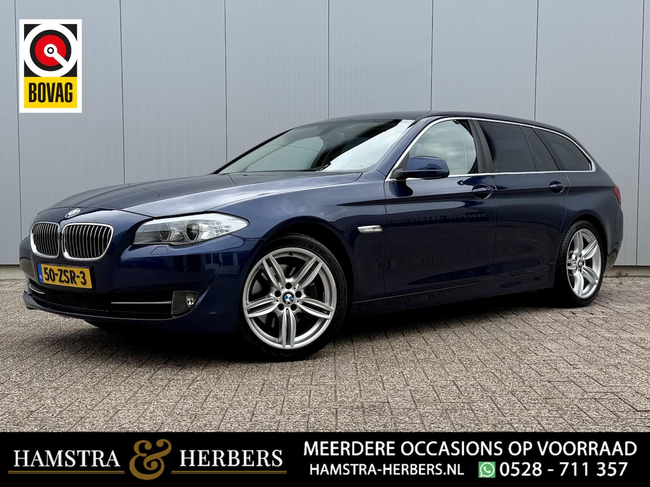 BMW 5-serie Touring - 528xi Executive blauw - AutoWereld.nl