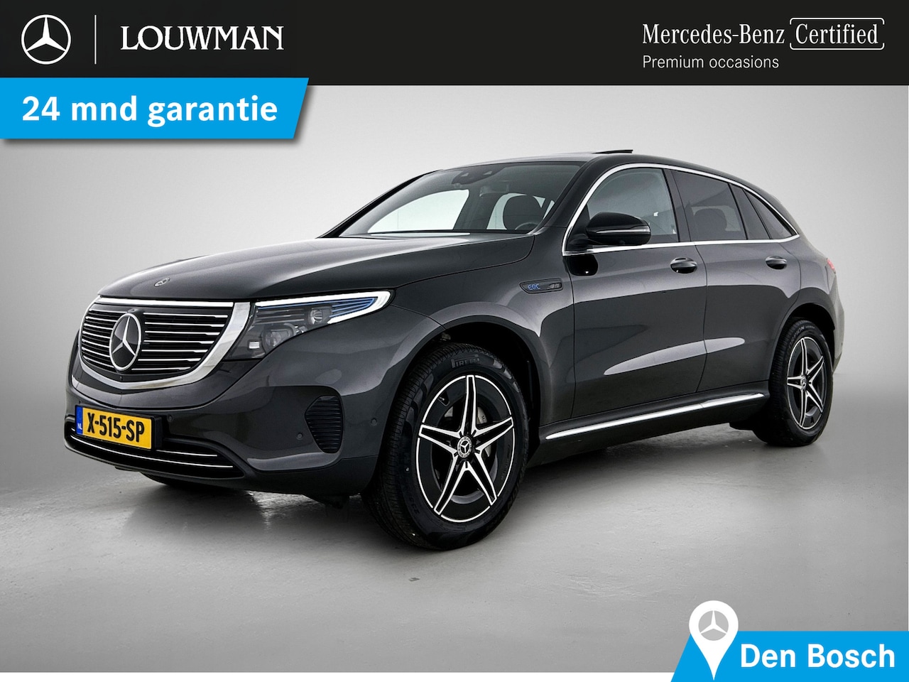 Mercedes-Benz EQC - 400 4MATIC 80 kWh | Schuifdak | Trekhaak | Adaptive Cruise Control | Privacy Glass | 360gr - AutoWereld.nl