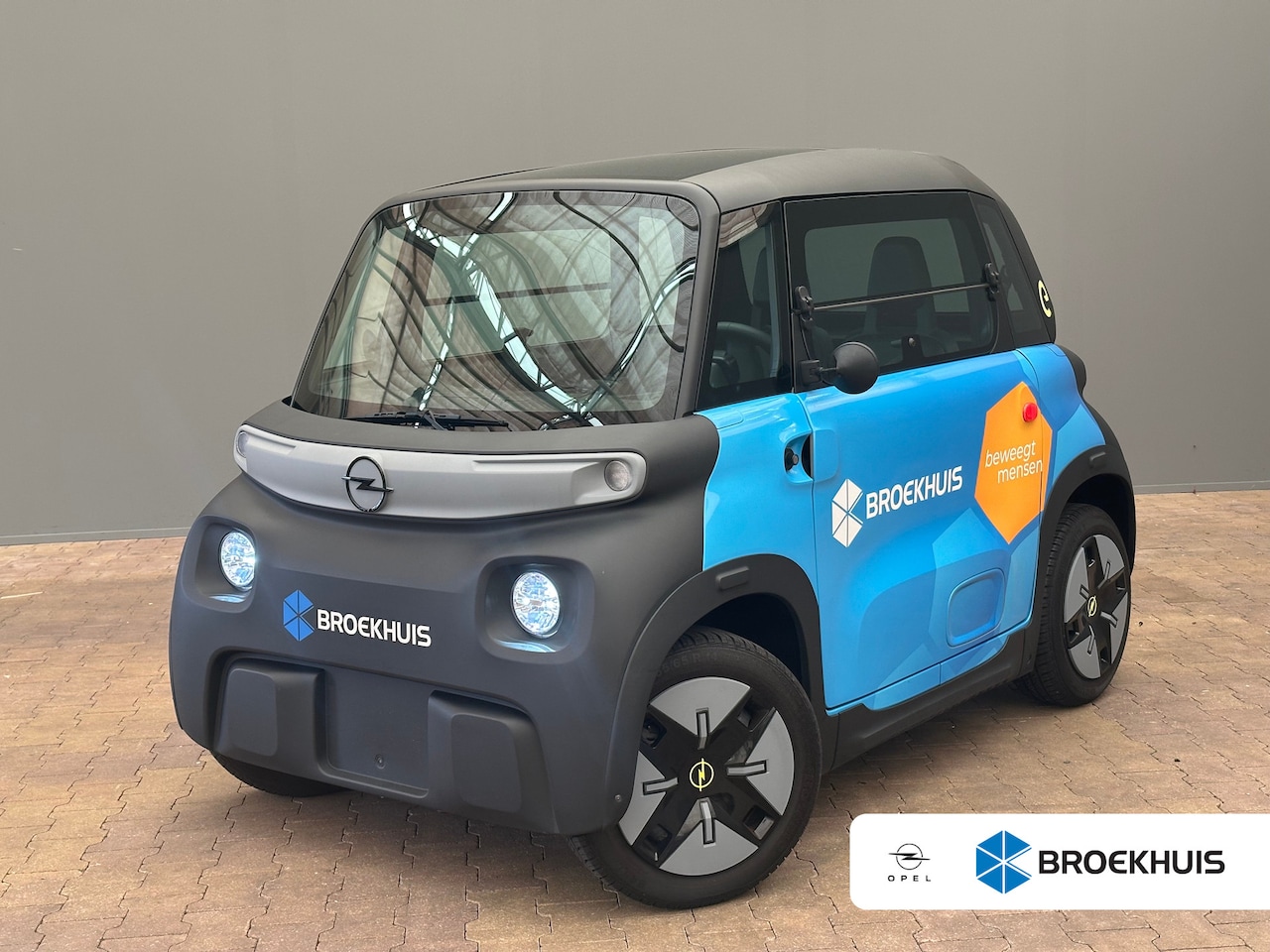 Opel Rocks-e - Brommobiel Tekno LED | Wieldoppen | Openklapbare Ramen | Telfoonhouder - AutoWereld.nl