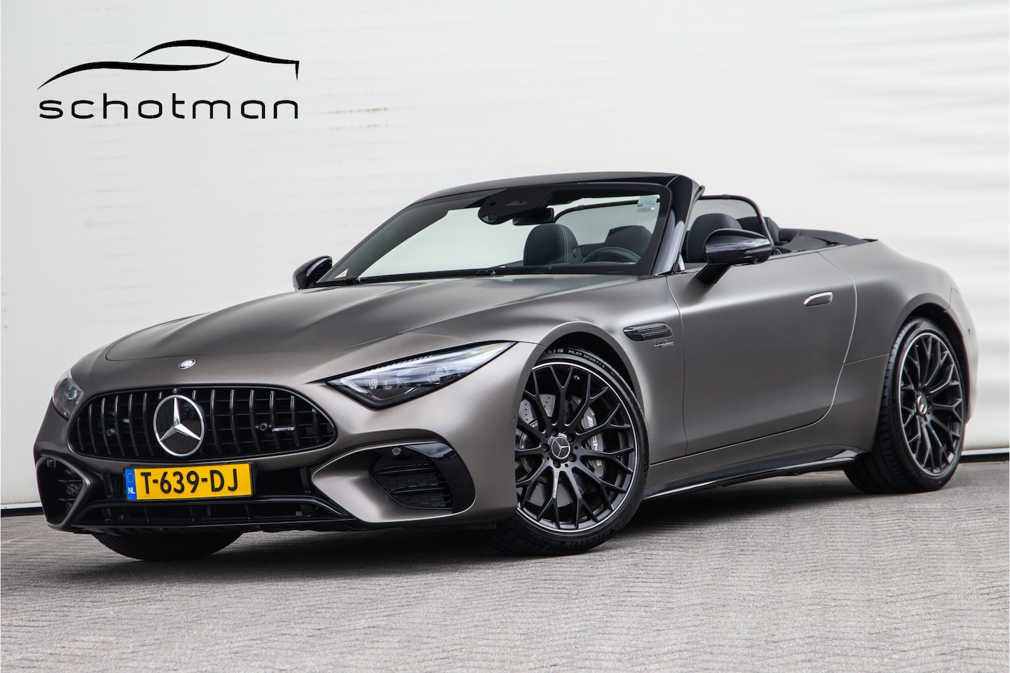Mercedes-Benz SL-klasse Roadster - AMG 43 Premium Plus, Massage, Head-up, V8 Styling, Monza Grey Magno - AutoWereld.nl
