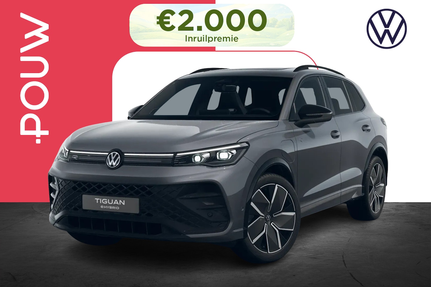 Volkswagen Tiguan - 1.5 eHybrid 204pk R-Line Edition | Trekhaak Wegklapbaar | Black Style Pakket - AutoWereld.nl