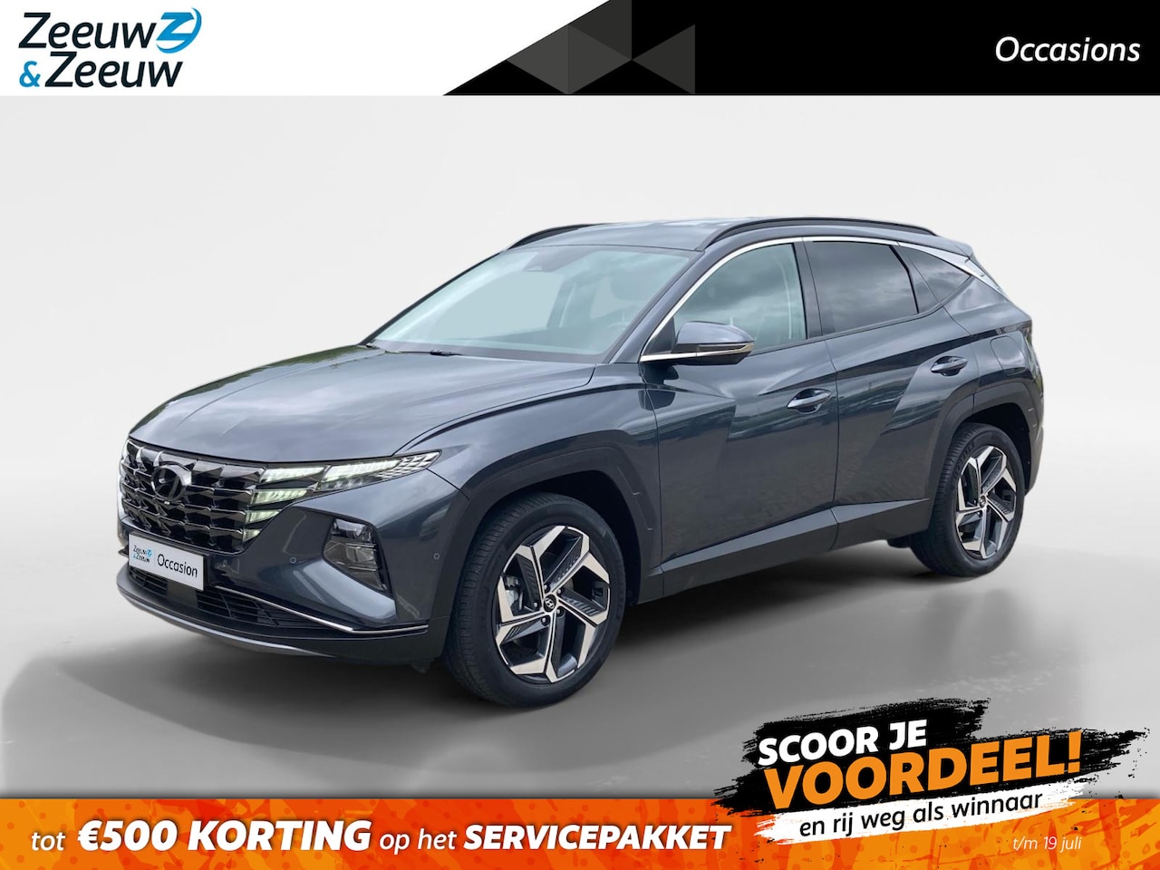 Hyundai Tucson - 1.6 T-GDI HEV Premium | 360 Camera | Leder | Stoel- stuurverwarming | Navi - AutoWereld.nl