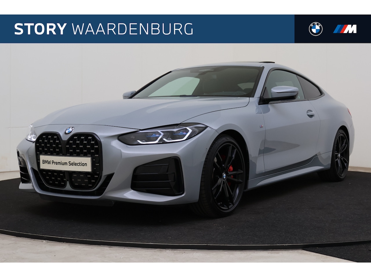 BMW 4-serie Coupé - M440i Automaat / Schuif-kanteldak / Comfort Access / Achteruitrijcamera / Laserlight / Hea - AutoWereld.nl