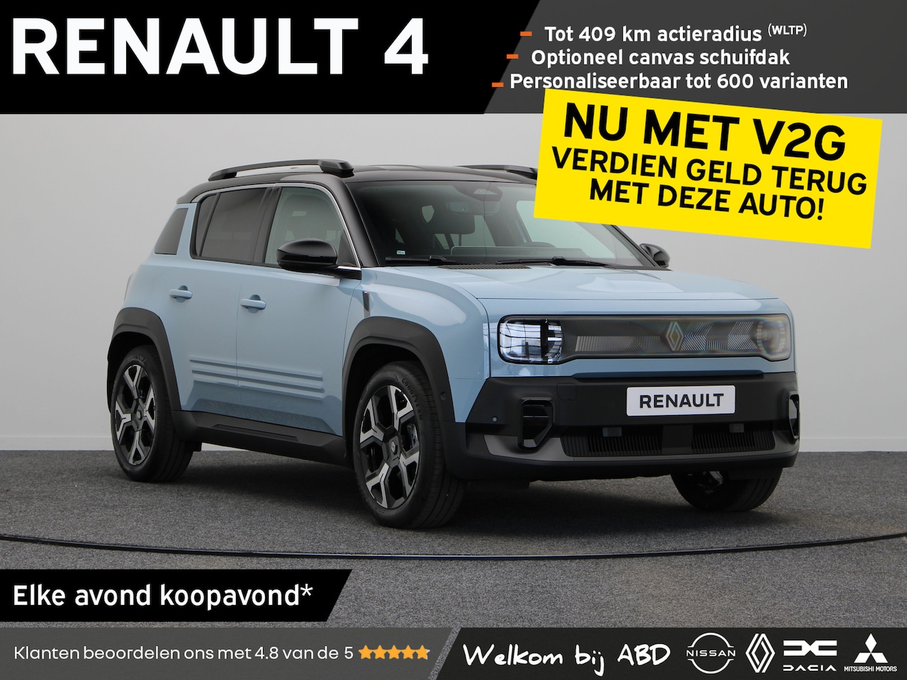 Renault 4 - Techno Comfort range | Achteruitrijcamera | Elektronisch geregelde airconditioning | Full - AutoWereld.nl
