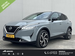 Nissan Qashqai - 1.3 MHEV Xtronic Tekna Plus / Trekhaak (1.800KG) / All Season Banden / HUD / 360 Camera /