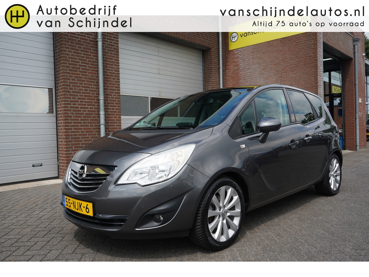 Opel Meriva - 1.4 TURBO COSMO LUXE ORIGINEEL NEDERLANDS PANORAMADAK TREKHAAK NAVIGATIE PARKEERSENSOREN V - AutoWereld.nl