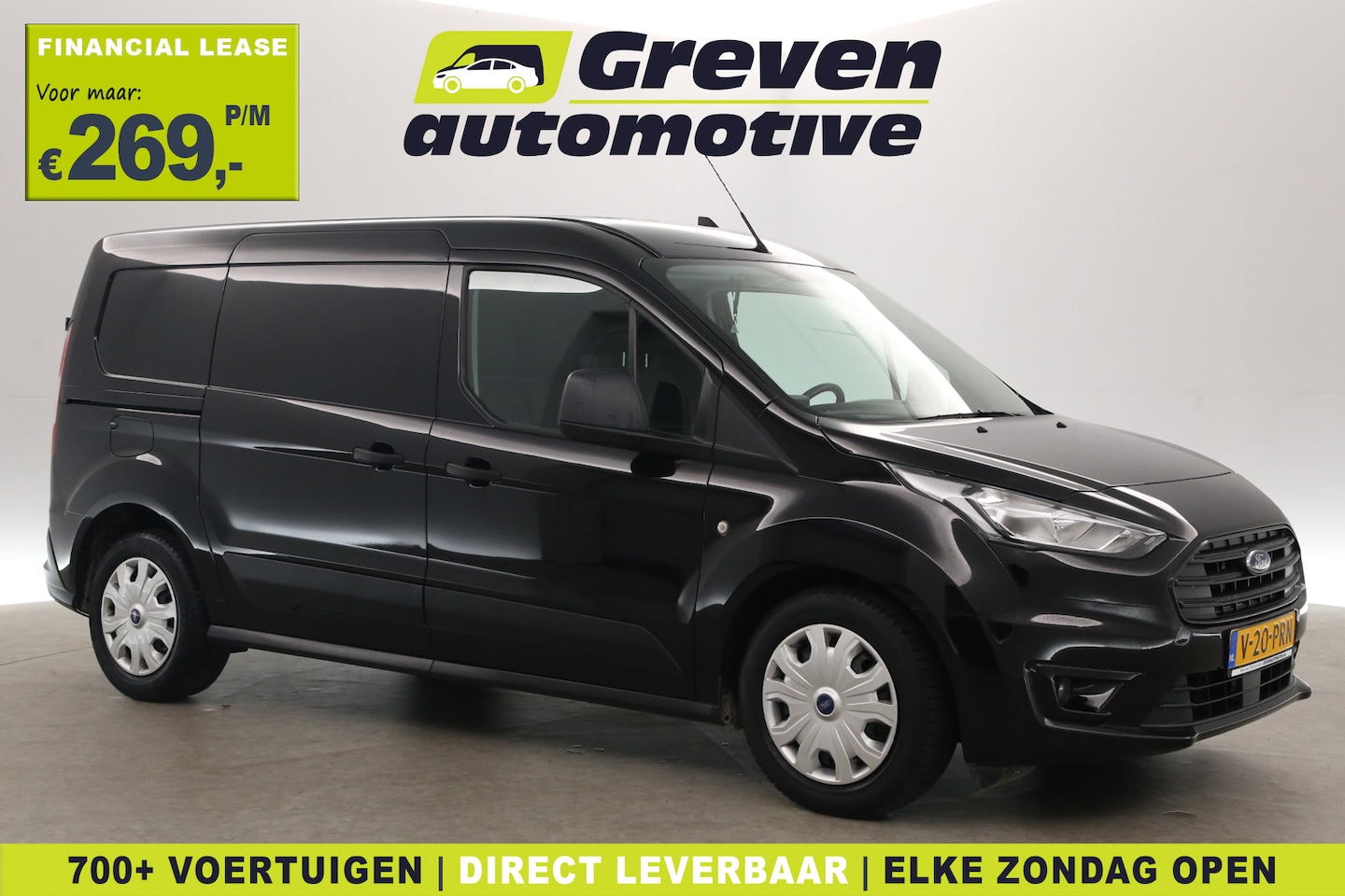 Ford Transit Connect - Ecoboost L2 100PK | Benzine | 3 Zits | Airco | Cruise | Camera | Carplay | Parkeersens. - AutoWereld.nl