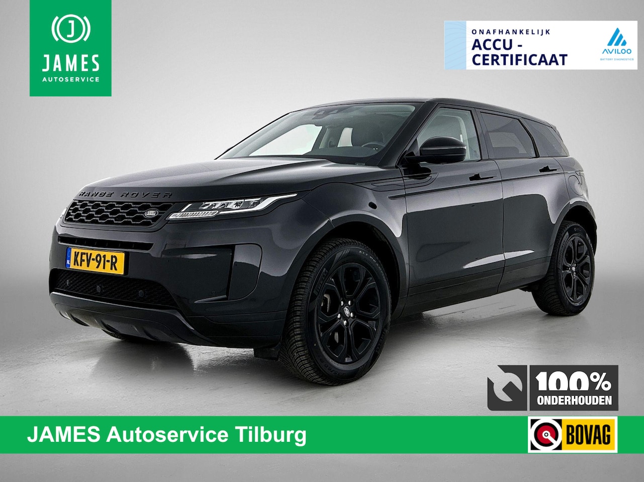 Land Rover Range Rover Evoque - 1.5 P300e AWD PHEV Black-Edition PANORAMADAK | LEDER | INTERACTIVE-DISPLAY - AutoWereld.nl