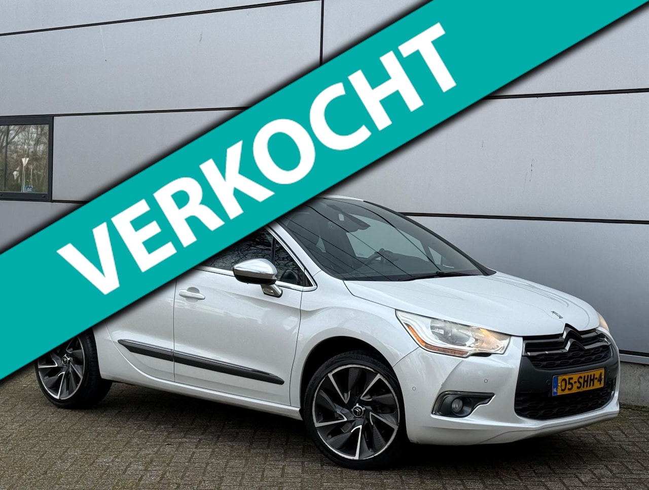 Citroën DS4 - 1.6 THP Sport Chic Pano |Denon |Dode Hoek |Massage |Leer |Led |Navi |Clima |Nap |Boekjes - AutoWereld.nl