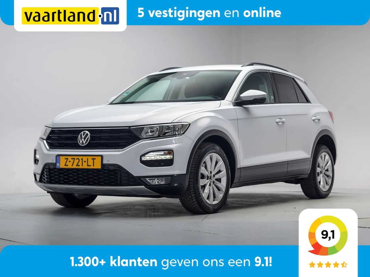 Volkswagen T-Roc - 1.0 TSI Style Business [ Apple/Android Adapt cruise Camera ] - AutoWereld.nl
