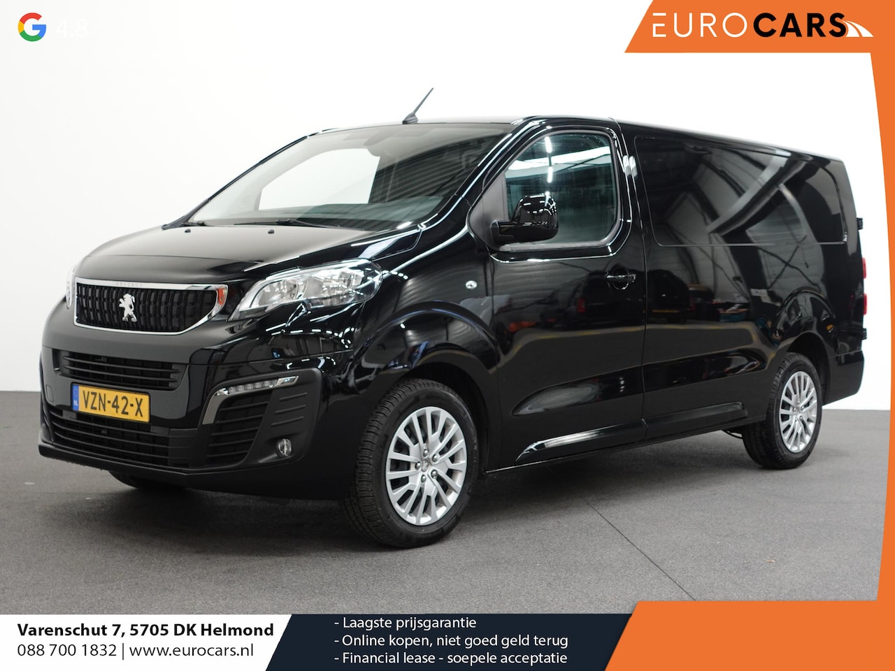 Peugeot Expert - 145pk L3 Automaat Navigatie Trekhaak Carplay Cruise control Airco parkeersensoren - AutoWereld.nl