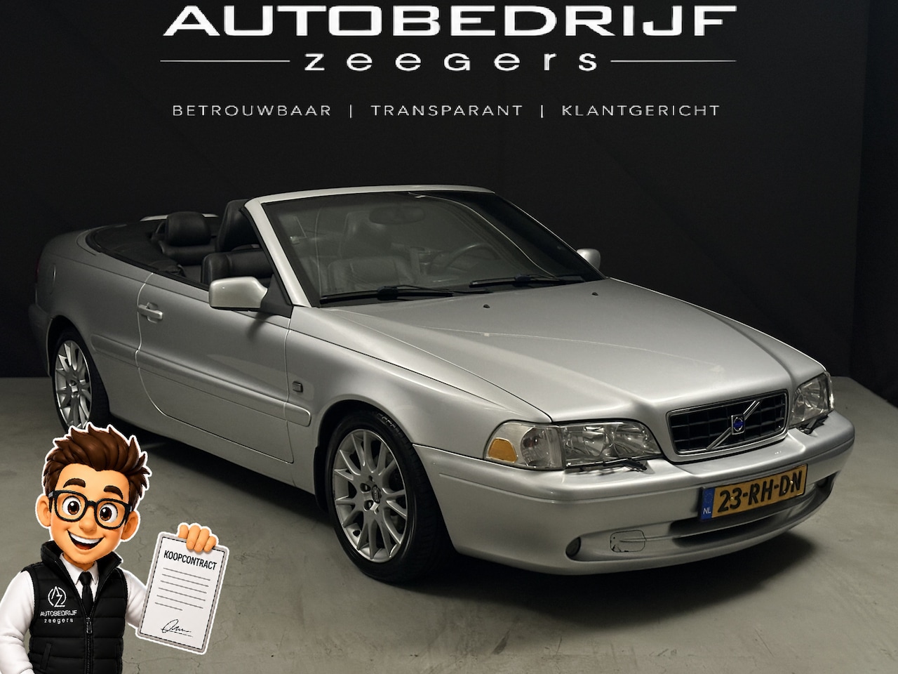 Volvo C70 Convertible - 2.0 T Tourer Black *Full Options*Cabrio*Apple/Android* - AutoWereld.nl