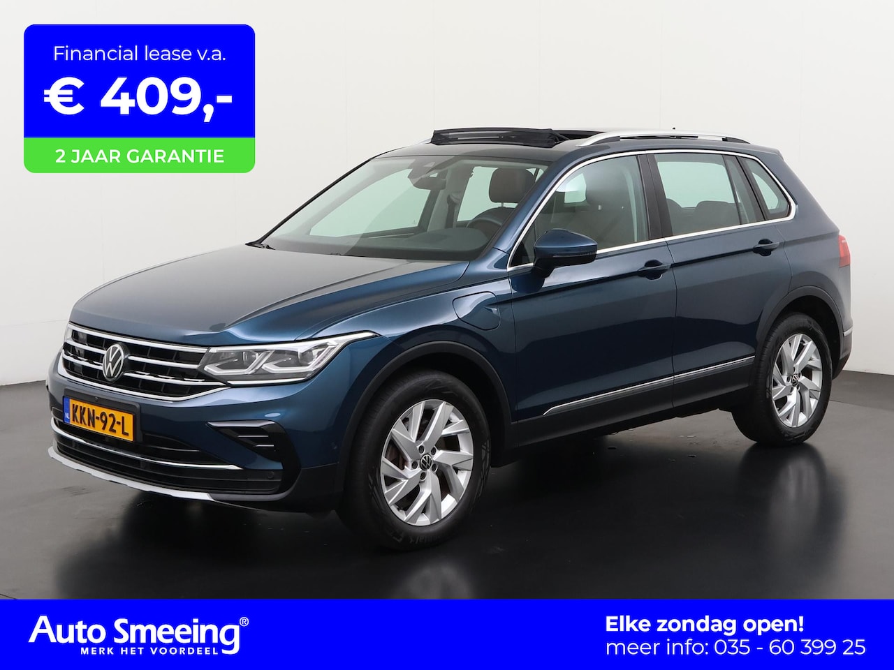 Volkswagen Tiguan - 1.4 TSI eHybrid Elegance | Leder | Head Up | Panoramadak | Zondag Open! - AutoWereld.nl