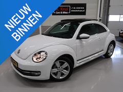 Volkswagen Beetle - 1.2 TSI CUP Panoramadak Airco-ecc Navigatie Bluetooth Stoelverwarming 1e Eigenares Boekjes