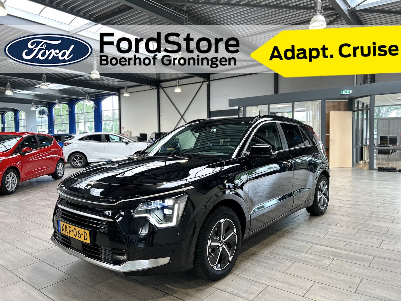 Kia Niro - 1.6 GDi Hybrid 141pk DynamicPlusLine | Adapt. cruise | Stoel/stuur verwaming | Camera | BL - AutoWereld.nl