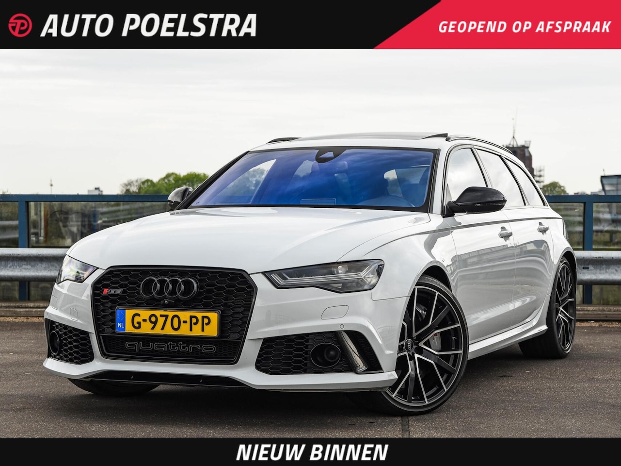 Audi RS6 - Avant 4.0 TFSI quattro 605 PK Performance Pro Line Plus | Panoramadak | Keramisch | Millte - AutoWereld.nl