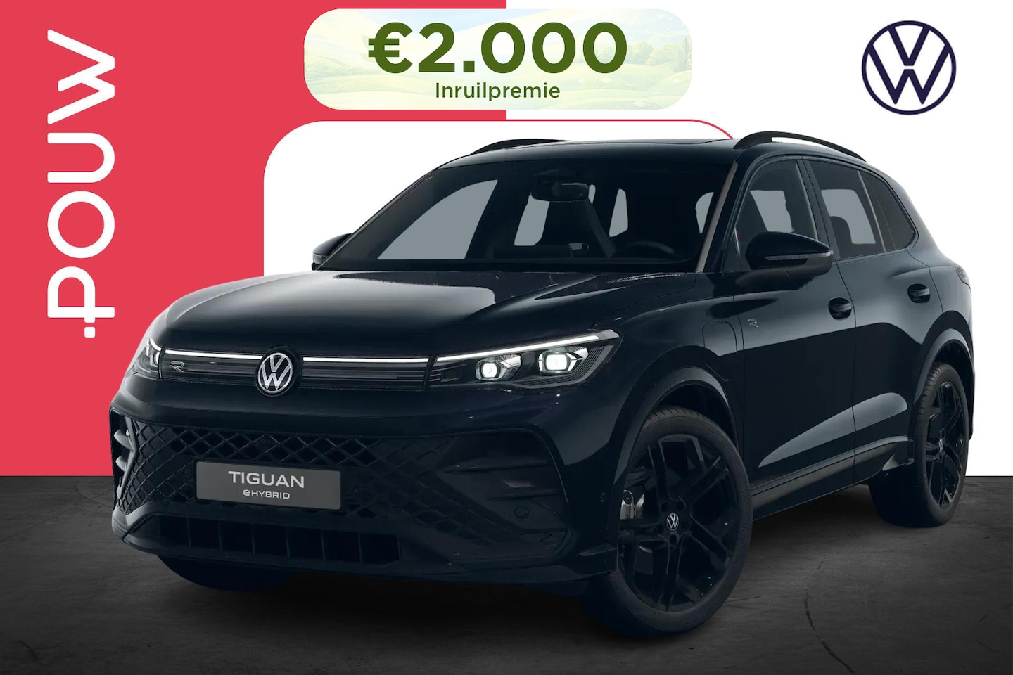 Volkswagen Tiguan - 1.5 eHybrid 204pk R-Line Edition | 20" Velgen | Panoramadak - AutoWereld.nl