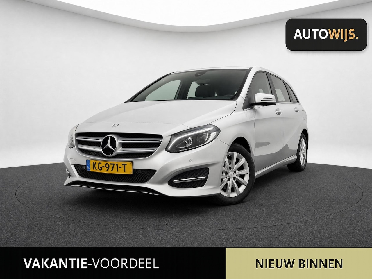 Mercedes-Benz B-klasse - 180 Prestige|NL AUTO|FACELIFT|AUT|GROOT NAVI|GOED ONDERHOUDEN - AutoWereld.nl
