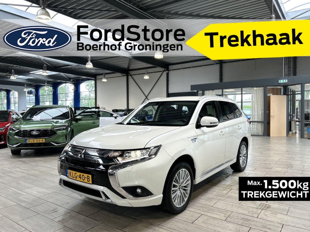 Mitsubishi Outlander - 2.4 PHEV 240pk Intense | Trekhaak | Cruise control | Elektrisch verstelbare stoel | Stoelv - AutoWereld.nl