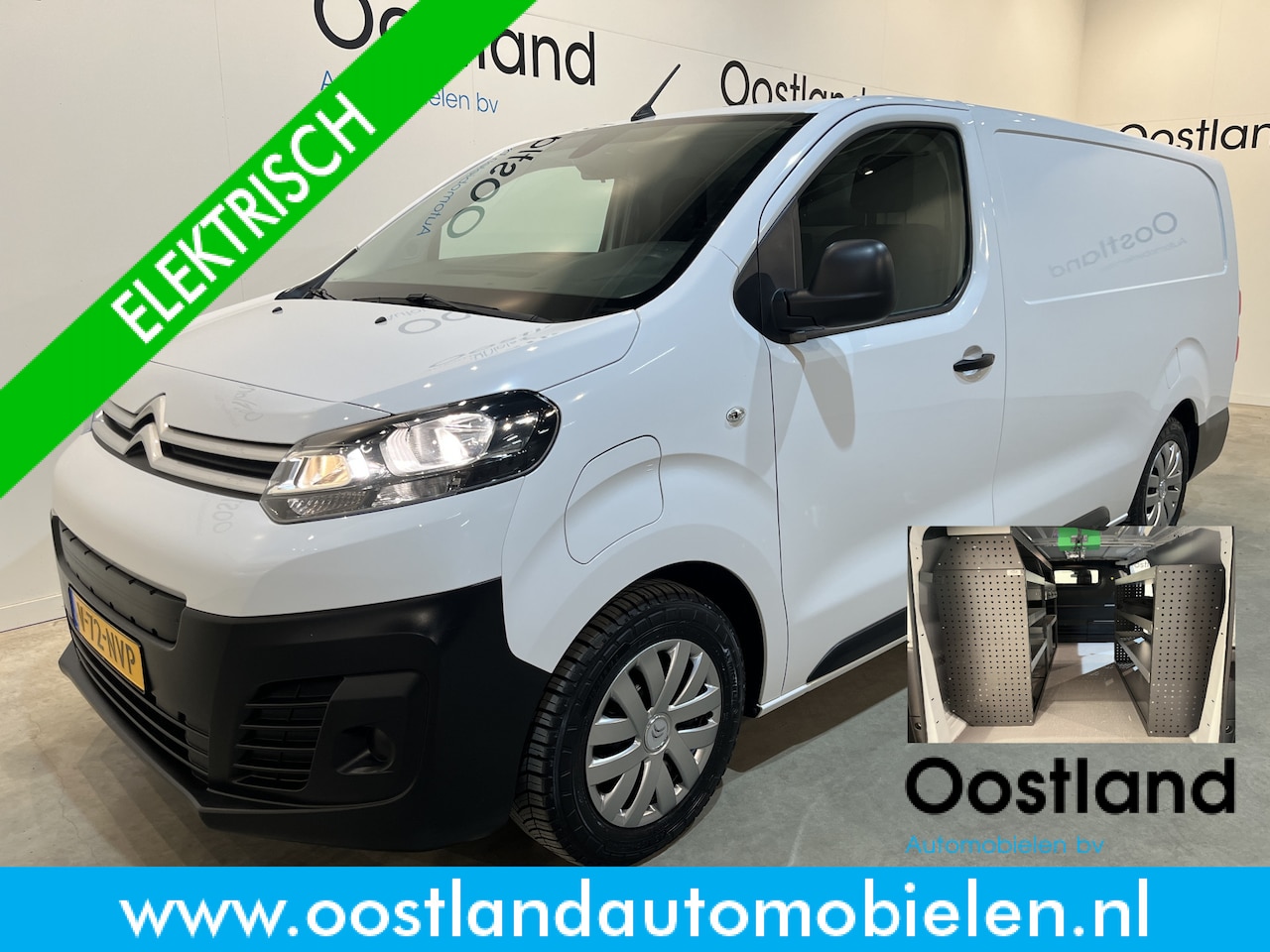 Citroën ë-Jumpy - L3 136 75 kWh / 100% Elektrisch !! / Kast-inrichting / Airco / Cruise Control / Klep / 3-Z - AutoWereld.nl