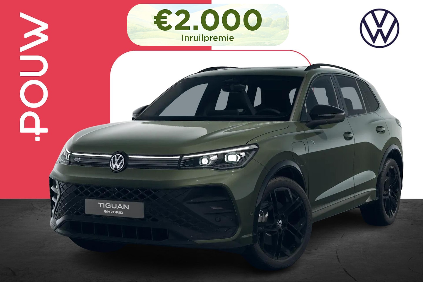 Volkswagen Tiguan - 1.5 eHybrid 204pk R-Line Edition | 20" Velgen | Panoramadak - AutoWereld.nl