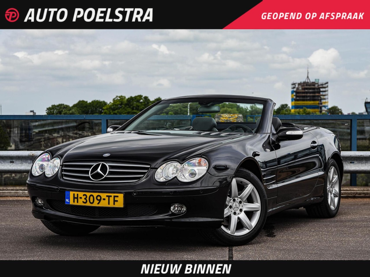 Mercedes-Benz SL-klasse Cabrio - 350 Xenon Leder Memory Stoelverwarming Stoelventilatie Youngtimer 17" - AutoWereld.nl