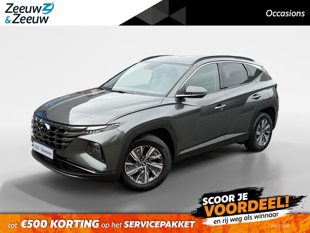 Hyundai Tucson - 1.6 T-GDI HEV Comfort | Trekhaak | Achteruitrijcamera | Stoelverwarming | Apple/Android Ca - AutoWereld.nl