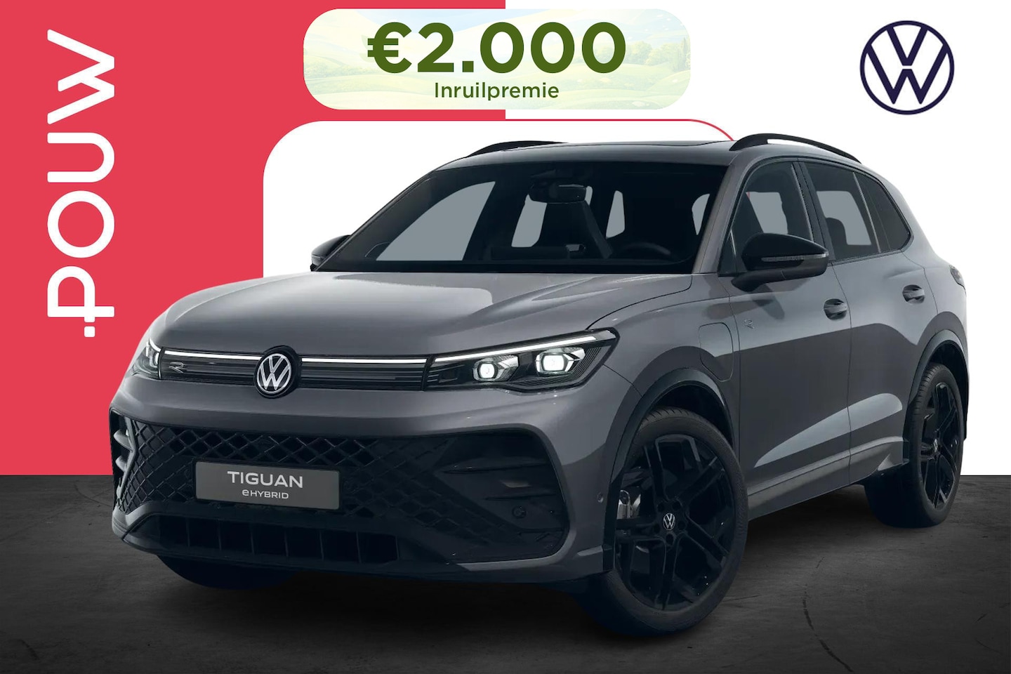 Volkswagen Tiguan - 1.5 eHybrid 272pk R-Line Edition | 20" Velgen | Panoramadak - AutoWereld.nl
