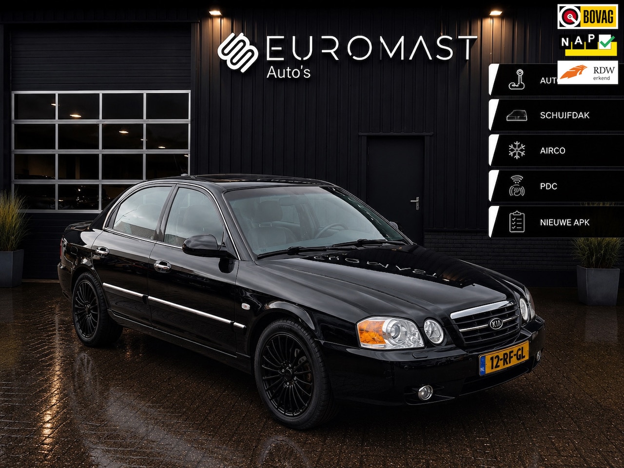 Kia Magentis - 2.5 V6 EX Luxe Optima Automaat Airco Cruise Schuifdak Pdc Nieuwe Apk - AutoWereld.nl
