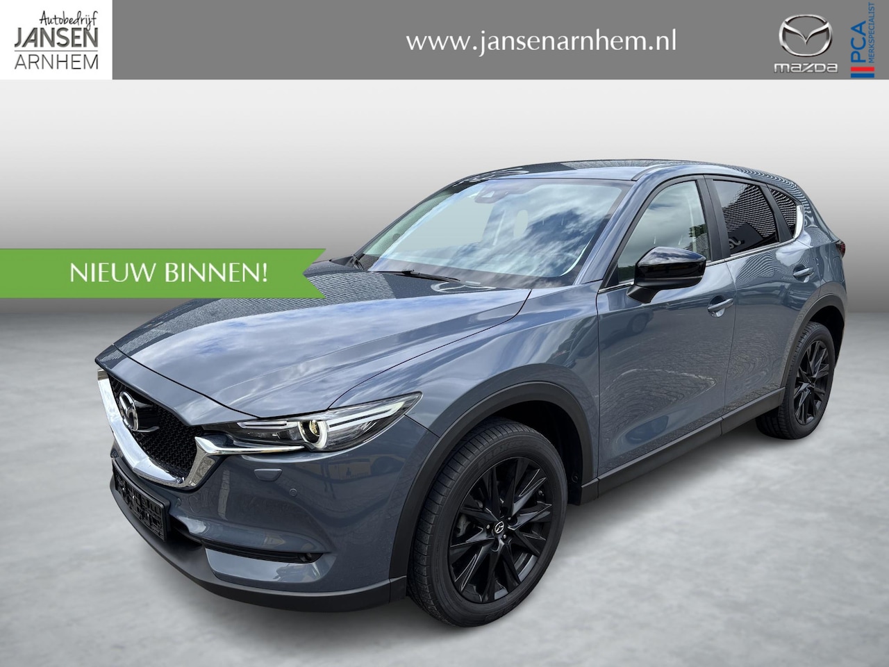 Mazda CX-5 - 2.5 AWD SkyActiv-G 194 Sportive , Automaat, Trekhaak, Half Leder, 360 Camera, HUD, Apple C - AutoWereld.nl