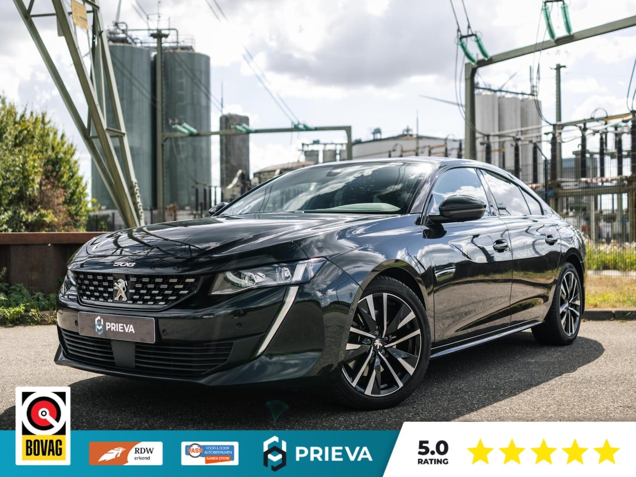 Peugeot 508 - 1.6 Hybrid GT|225 pk|Black Pack| 18” Sportvelgen - AutoWereld.nl