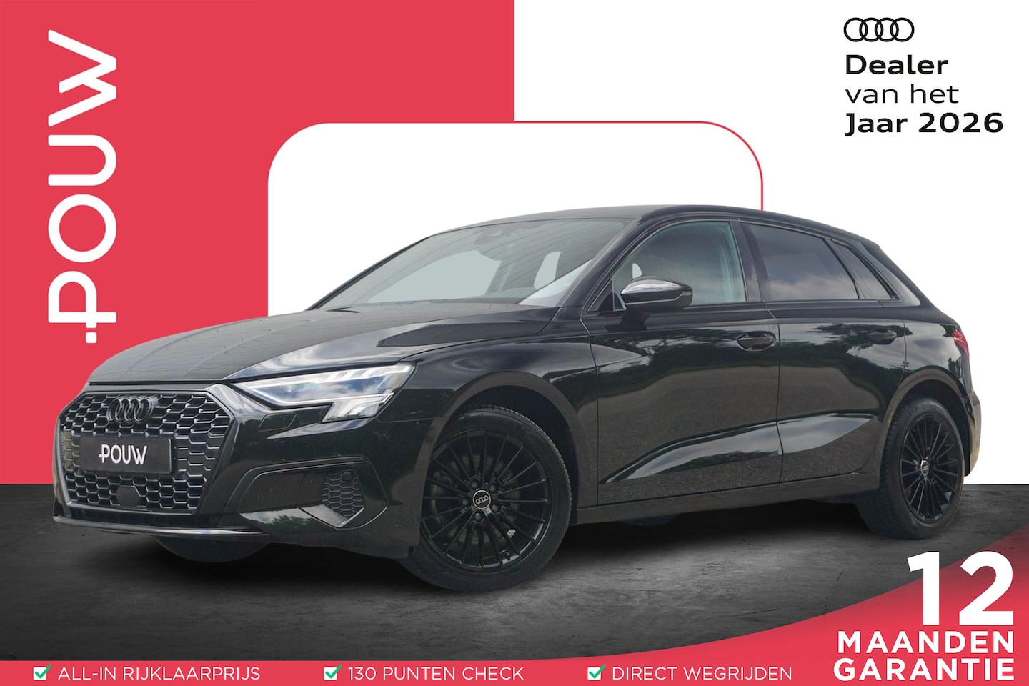 Audi A3 Sportback - 30 TFSI 110pk S-tronic Business Edition | Zwart Optiek Plus | PDC | Navigatie | Smartphone - AutoWereld.nl