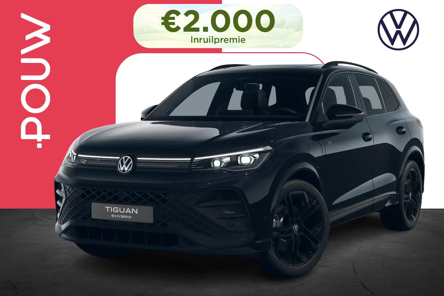 Volkswagen Tiguan - 1.5 eHybrid 272pk R-Line Edition | 20" Velgen | Trekhaak Wegklapbaar - AutoWereld.nl