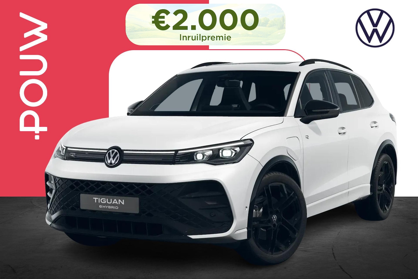 Volkswagen Tiguan - 1.5 eHybrid 204pk R-Line Edition | Panoramadak | 20" Velgen - AutoWereld.nl