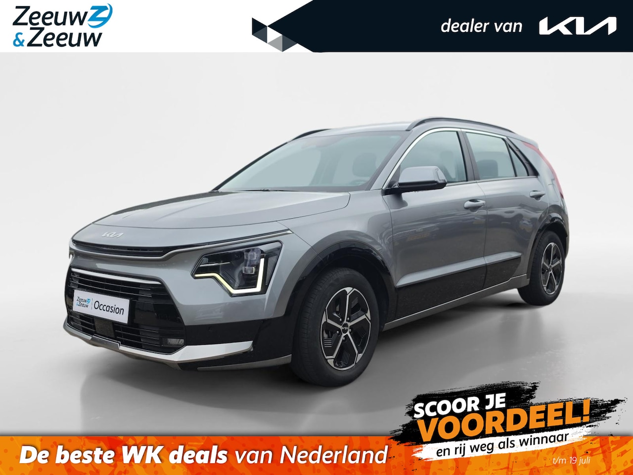 Kia Niro - 1.6 GDi Hybrid DynamicLine | Dodehoekdetectie | Parkeersensoren v + a | Navigatie - AutoWereld.nl