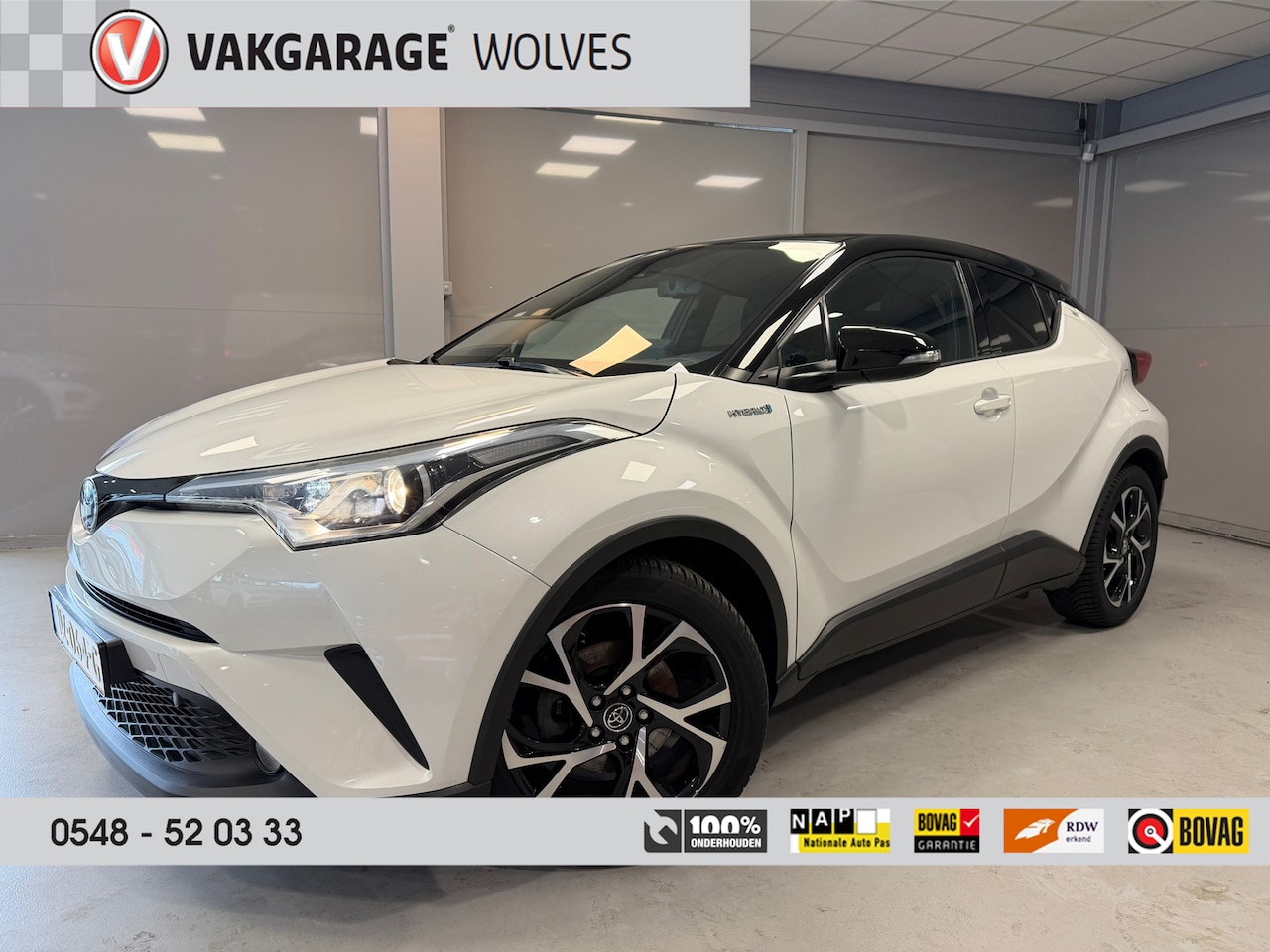 Toyota C-HR - 1.8 Hybrid Bi-Tone | CAMERA | 18"LM VELGEN | TREKHAAK | - AutoWereld.nl