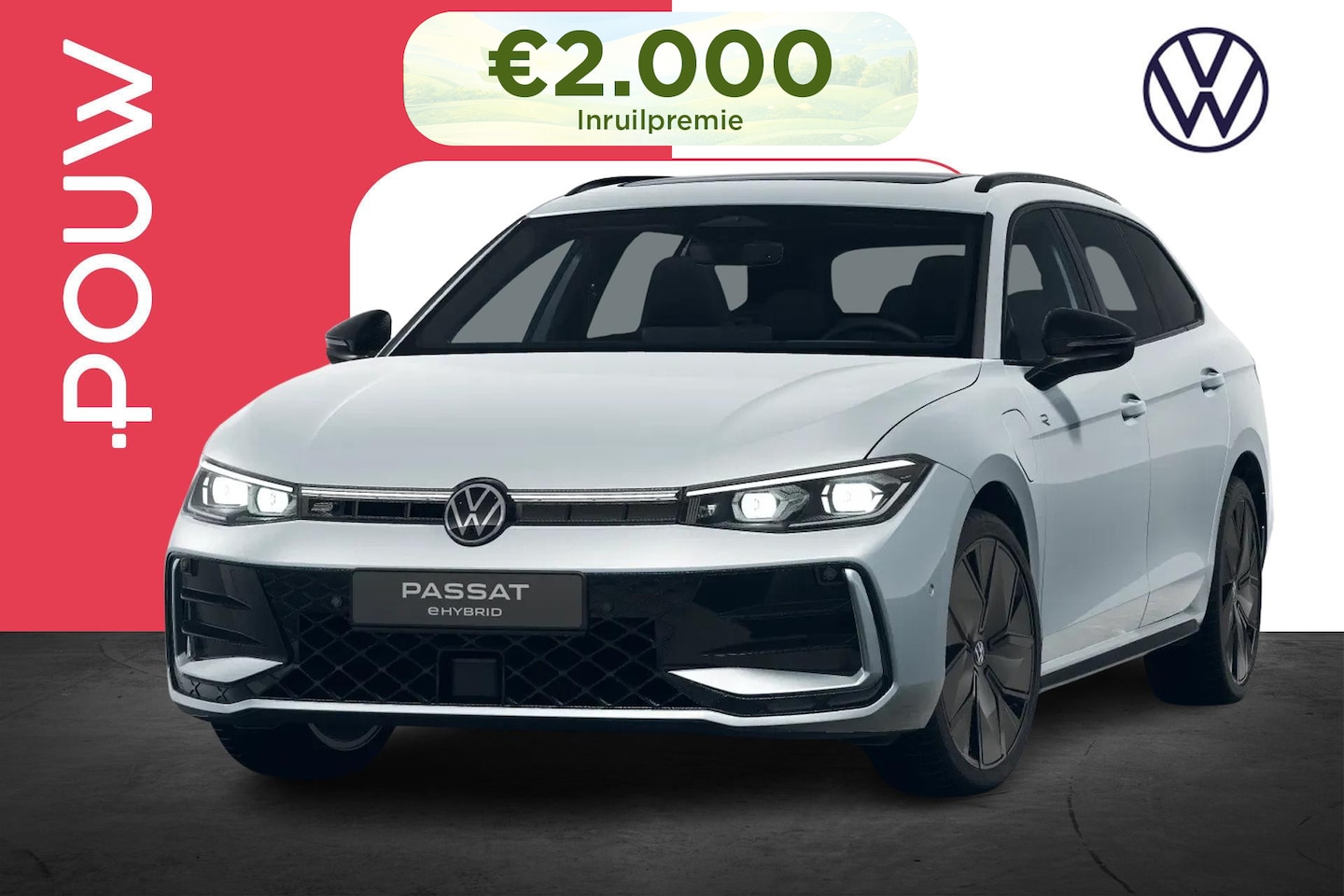 Volkswagen Passat Variant - 1.5 eHybrid 272pk R-Line Edition | Black Style Pakket | 19" Velgen - AutoWereld.nl