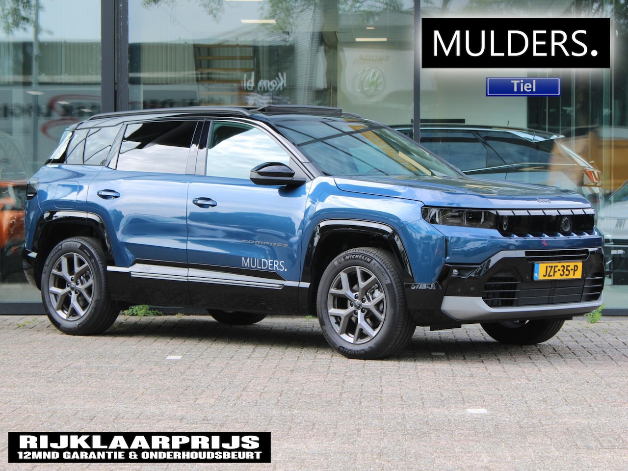 Jeep Compass - 1.2 e-Hybrid First Edition | Navi / Panoramadak / Leder - AutoWereld.nl