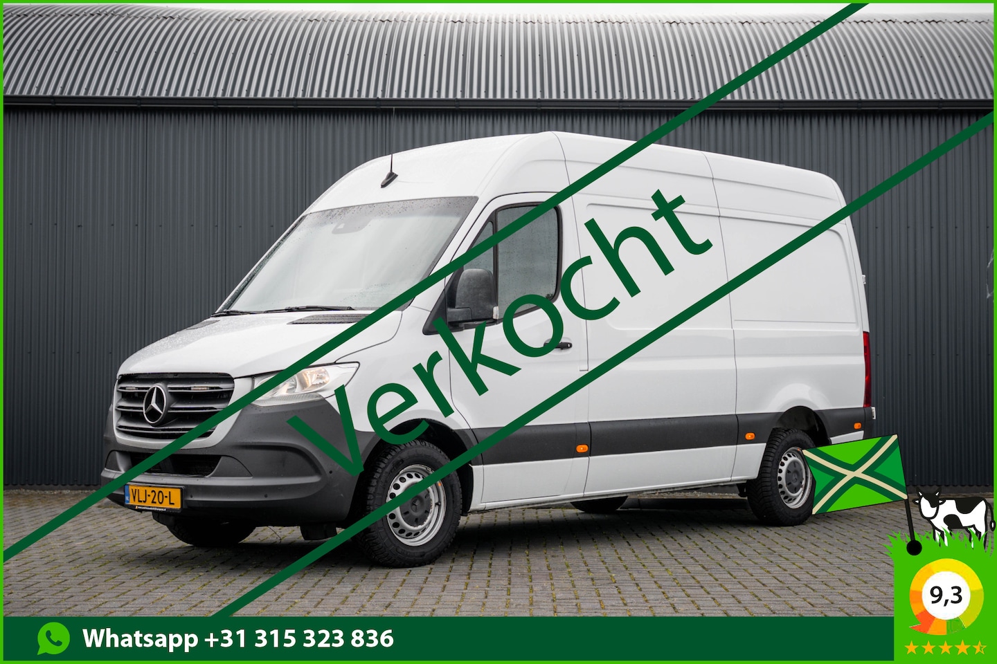 Mercedes-Benz Sprinter - 315 CDI L2H2 | Automaat | Mbux | Camera | 1ste Eigenaar | Cruise | PDC | Climatronic - AutoWereld.nl