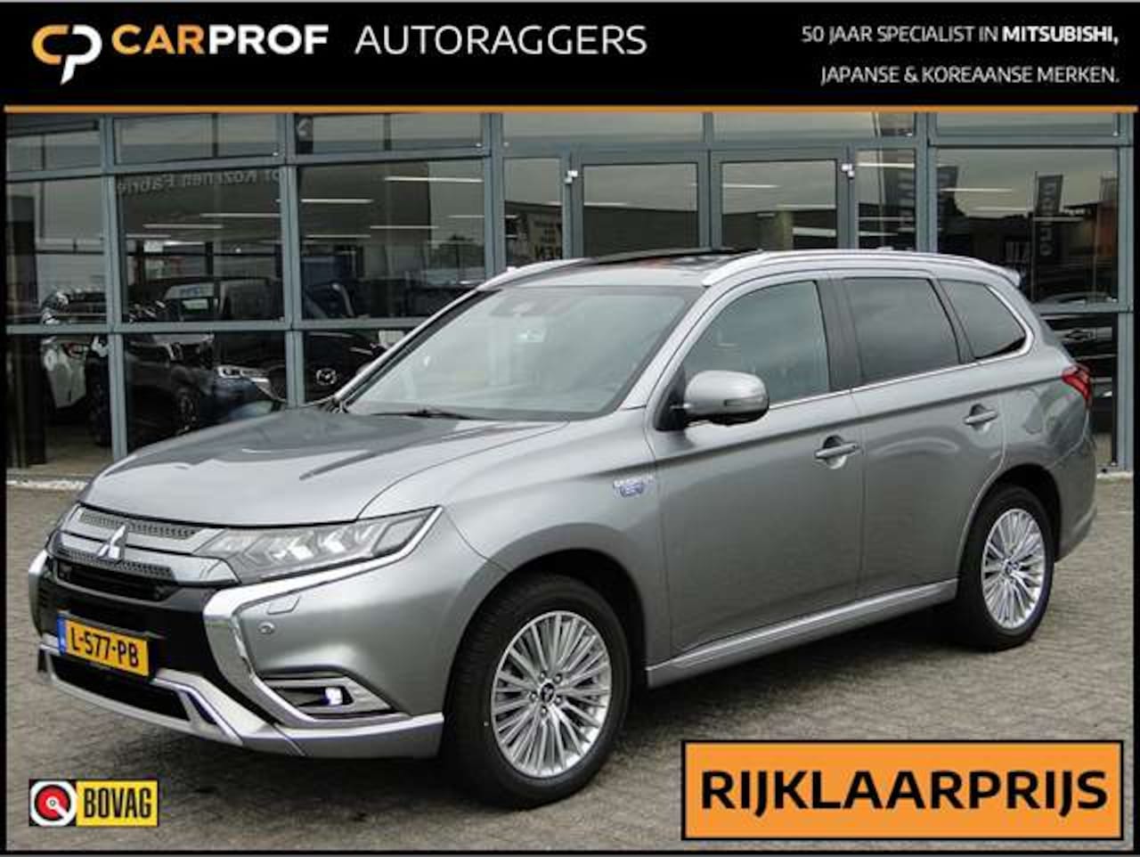 Mitsubishi Outlander - 2.4 Phev Instyle | Rijklaarprijs | NL-Auto | Trekhaak | Navi | Leer - AutoWereld.nl