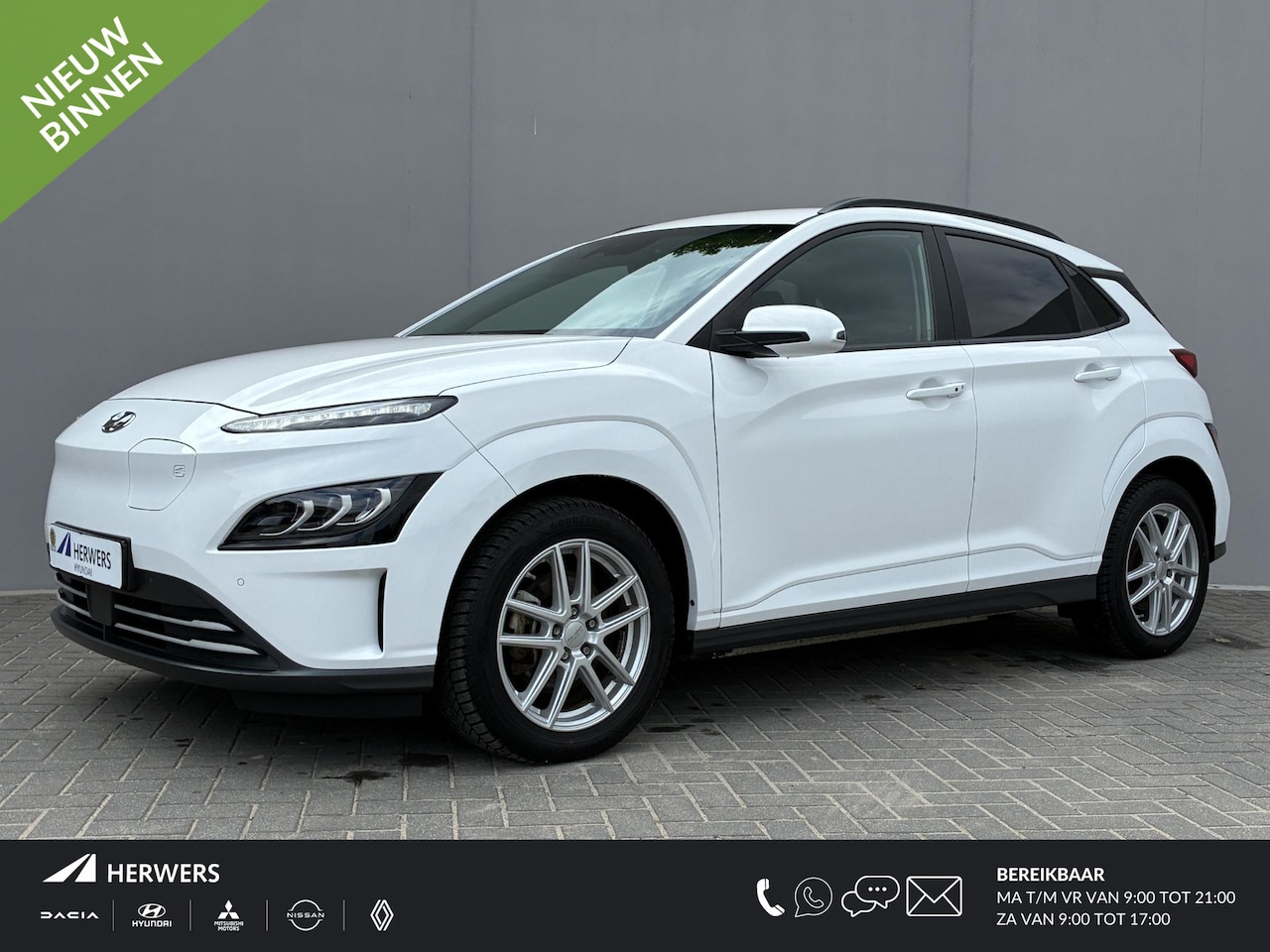 Hyundai Kona Electric - EV Fashion 64 kWh / €19.985,- ex btw / Grijs Kenteken / Navigatie / Apple Carplay/Android - AutoWereld.nl