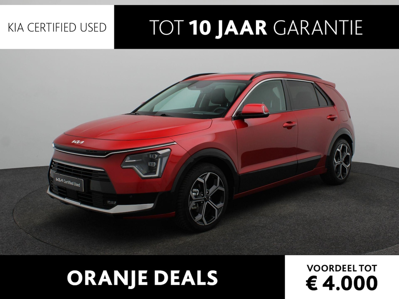 Kia Niro - 1.6 GDi Hybrid DynamicPlusLine Trekhaak | Open Dak | Leder | Stoelverwarming | Head-Up | L - AutoWereld.nl