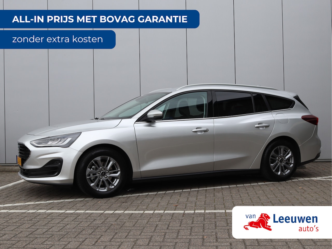 Ford Focus Wagon - 1.0 EcoBoost Hybrid Titanium | Trekhaak | Navigatie | Org. NL - AutoWereld.nl