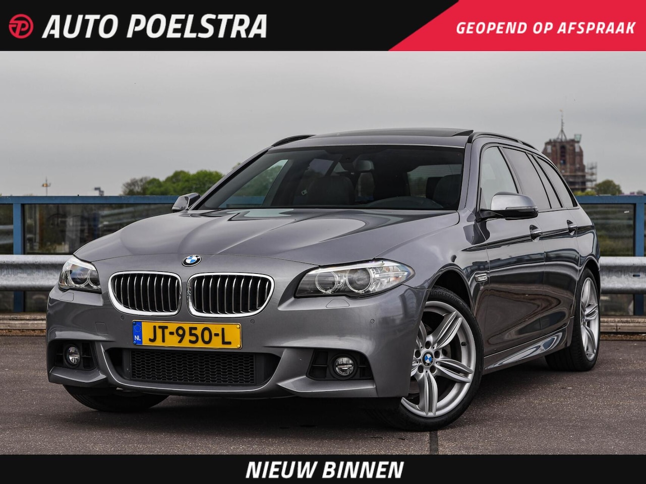 BMW 5-serie Touring - 520d High Executive M Sport | Panoramadak | Leder | Comfortzetels | Memory | Luchtvering | - AutoWereld.nl